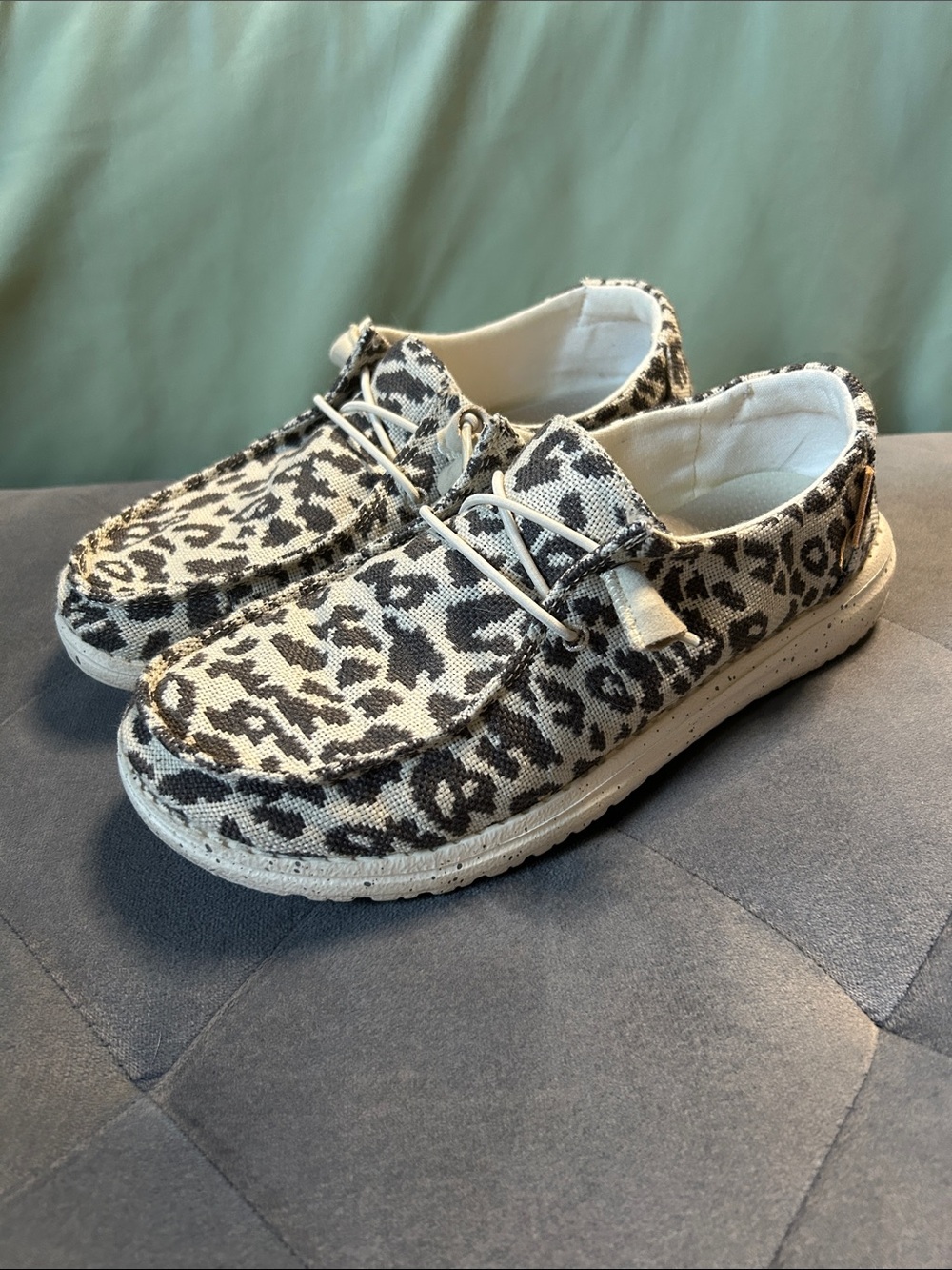 Women’s Leopard Print Hey Dude Shoes